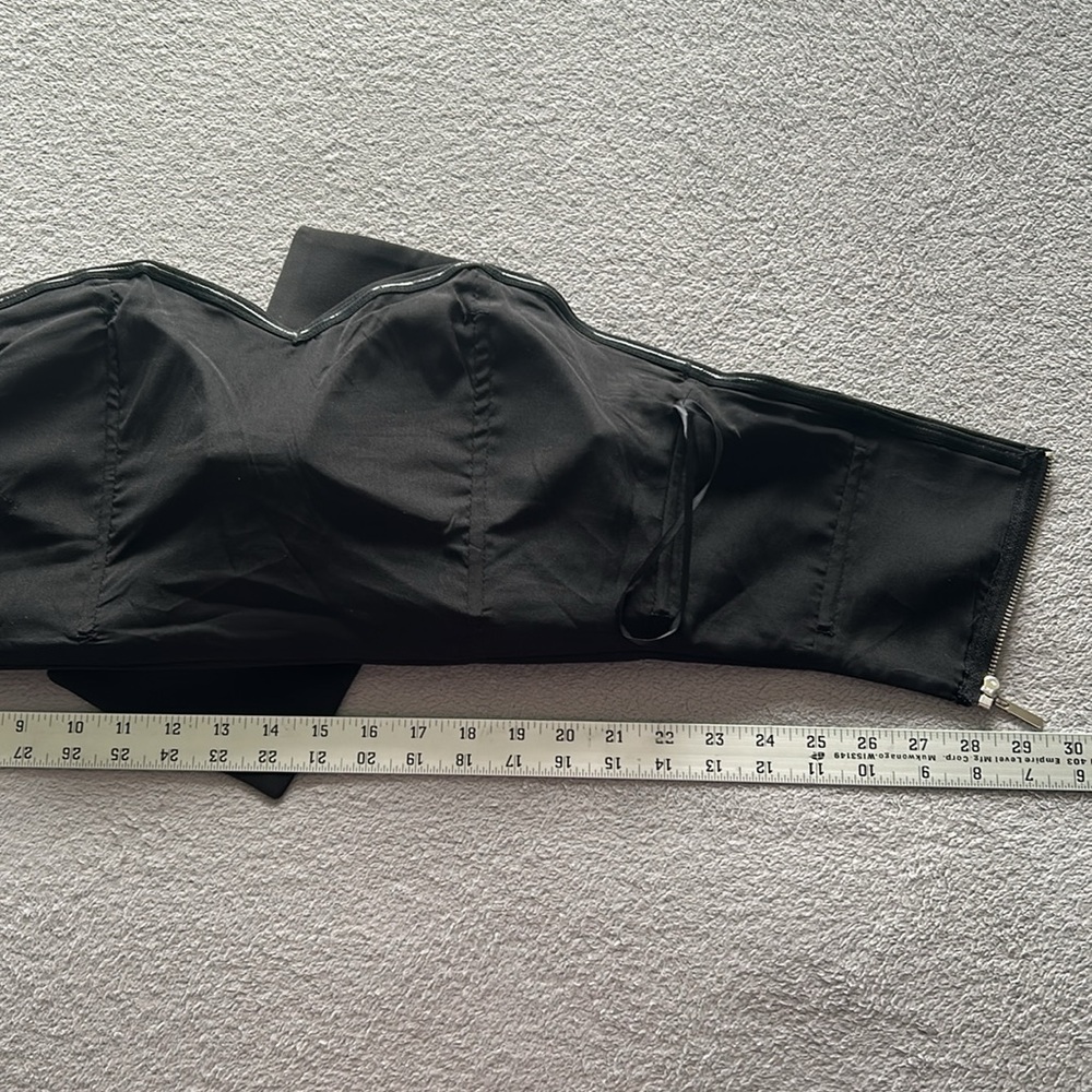 Chicwish | Womens Black Strapless Twisted Sweet Knot Bustier Top - Size S - Picture 12 of 12